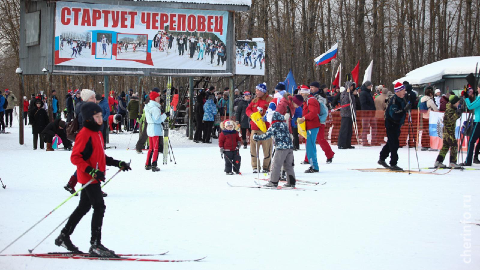Большой ажиотаж на «Лыжню России» в Череповце