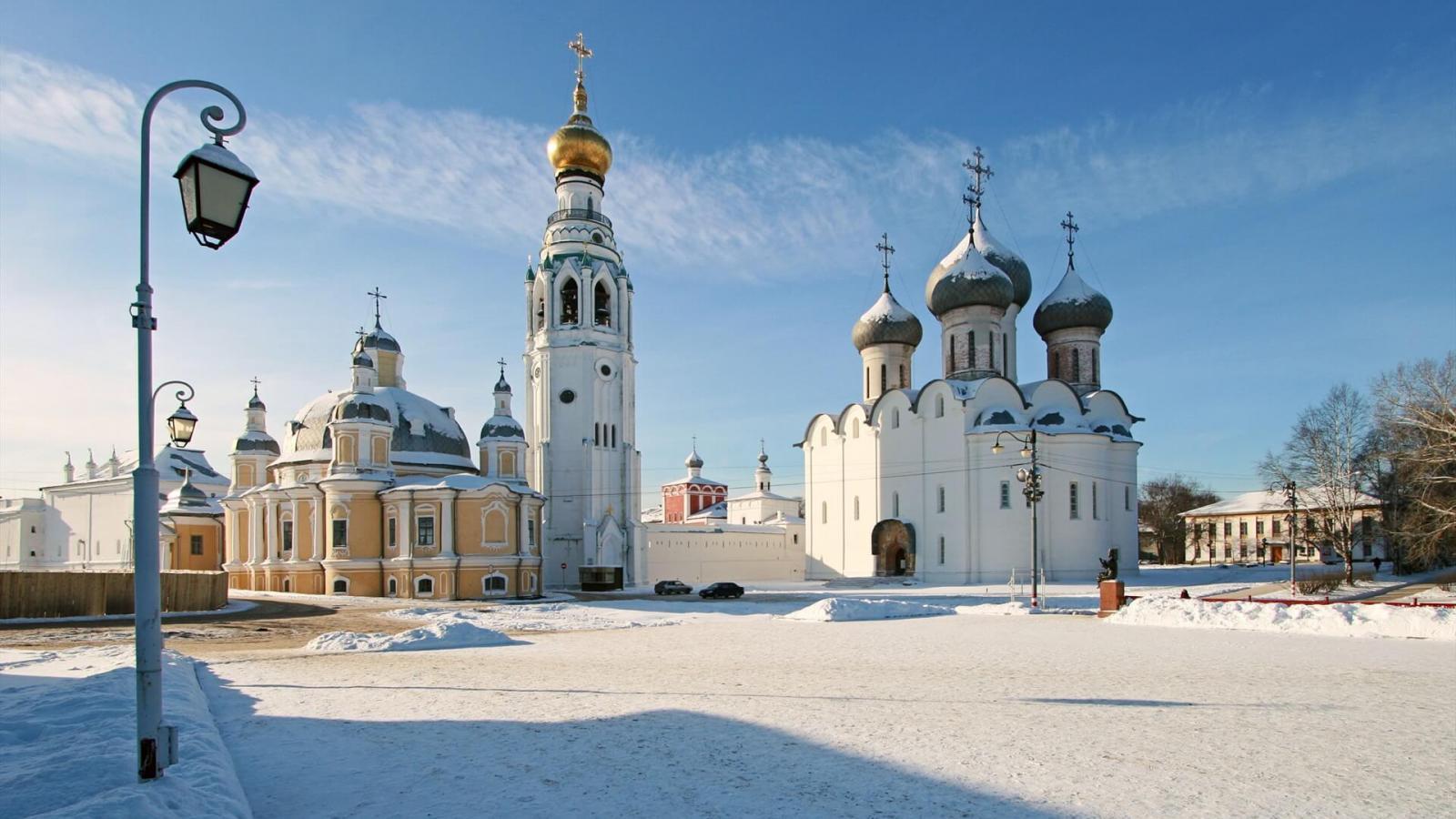 Город Вологда зимой