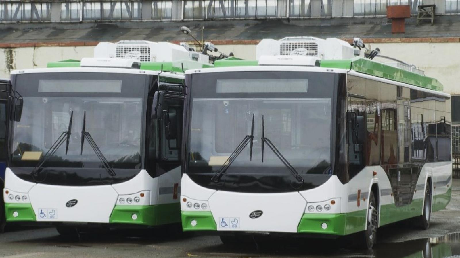 Новые троллейбусы вышли на улицы Вологды