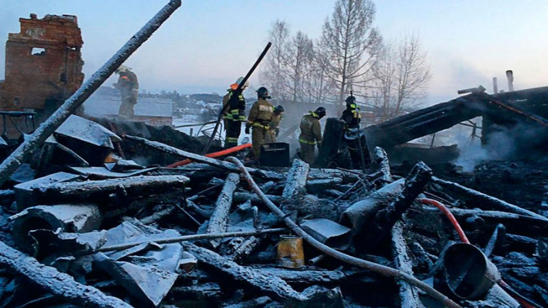 В Вологодской области на пепелище найдены останки мужчины